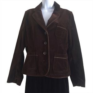 WILLI SMITH Velvety Blazer Jacket Size L